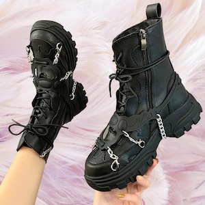 men emo boots
