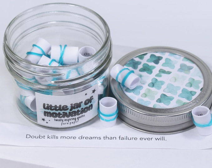 Motivation Quote Jar - small gifts for coworker, boss, employee, team appreciation