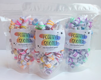 Positive Quote Bag - Motivational and Inspiring Messages for Gifts and DIY Positivity Jars