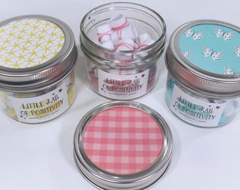 Summer Positivity Jar - positive affirmations, unique small gifts