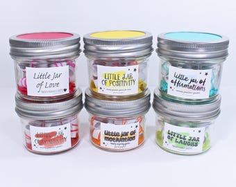 Quote Jar - positive affirmations, self care, small bulk gifts, party event favors