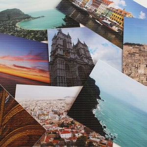 Europe Postcard Set 6&quot;x4&quot; - 8 Pack Travel Photography Prints & Stationery