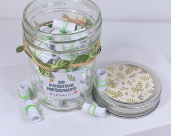 Cottage Farm Jar of Happiness - positive quotes and affirmations