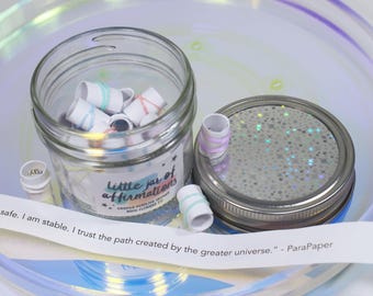 Positive Affirmations - 20 quotes for mindfulness & positive self talk, small unique gifts