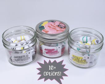 Spring Garden Quote Jars - self care, mental health, mother's day