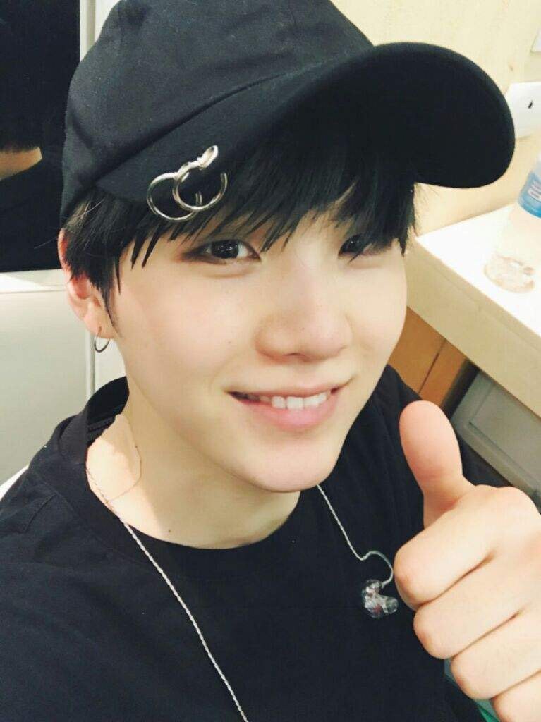 Kpop Ring Accent Baseball Cap BTS Black 