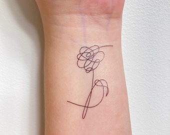 Jimin Tattoo Etsy