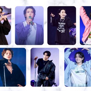 BTS Fotokarte | Noch in Busan Konzert kommen | Für Jugendliche | Ausführung BTS | Bühne Fotos | bts-Tour | bts-Comeback
