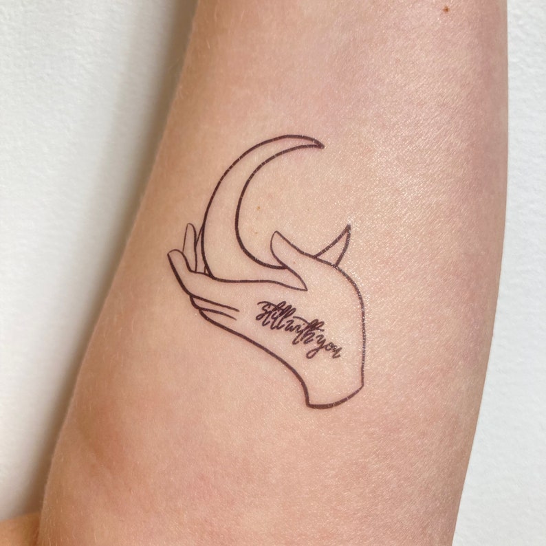 Bts Temporary Tattoo Still With You Bts Concert Tattoos Etsy