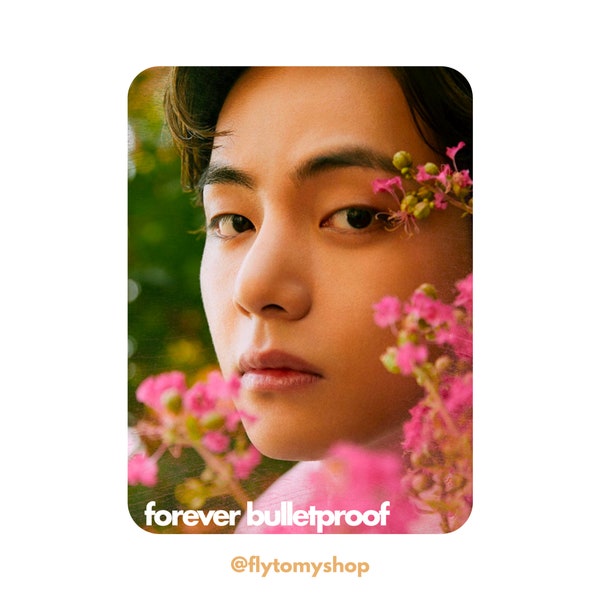 V BTS Billboard 2021 Photocard | Taehyung l Billboard Magazine | bts photocards | V Photocard | bts boyfriend photocard | bulletproof | kpop