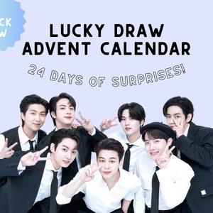 Limited Edition! BTS Blind Box Advent Calendar | BTS Photo Card Advent Calendar