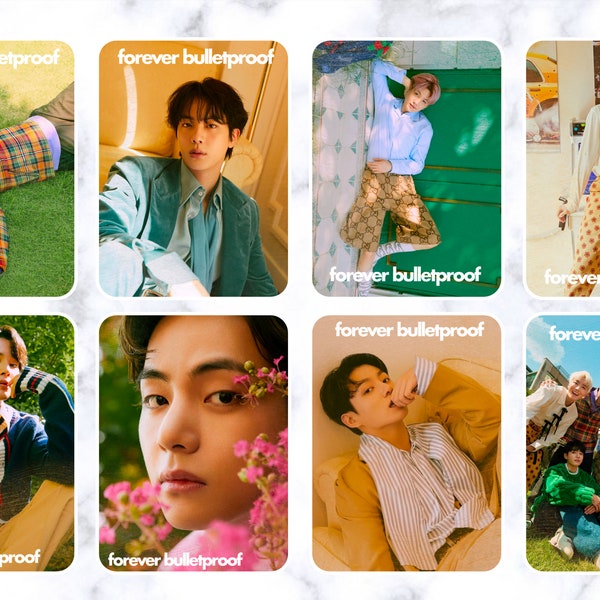 BTS Billboard 2021 Photocards | Billboard Magazine | bts photocards | bts bias photocards | bts boyfriend photocard | bulletproof | kpop