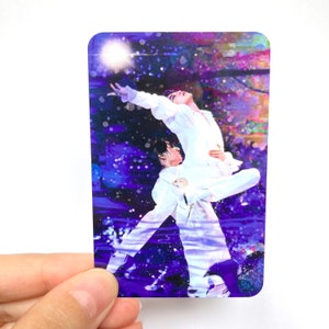 BTS Fotokarten | Jikook | schwarze Schwanenleistung | Armee Schrägband | fanart Fotokarte | unoffizielle Fotokarte | Landkarte der Seele 7 | kpop bts