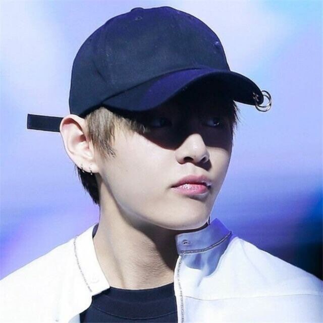 Kpop Ring Accent Baseball Cap BTS Black 
