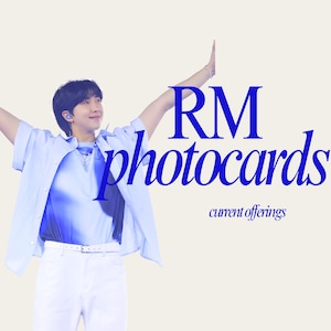 Bts rm indigo photocard - Etsy 日本