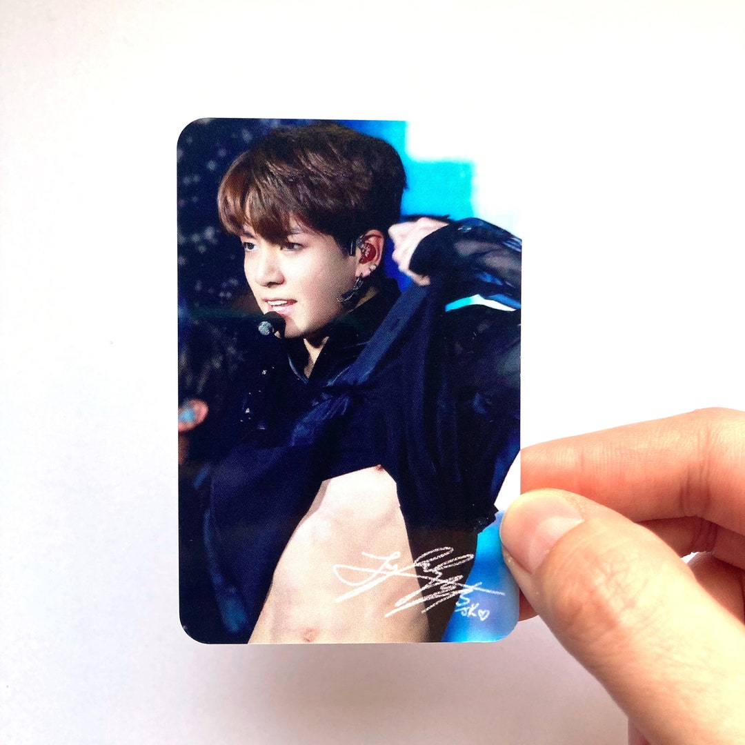 Jungkook Photocard | Fake Love | Jungkook's Abs | Bts Photocard | Fake ...