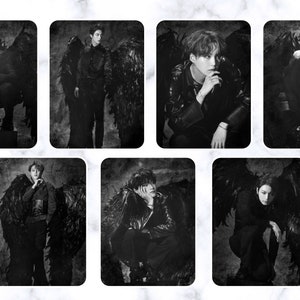 BTS Fotokarten | Schwarzer Schwan | Karte der Seele | fanart Fotokarte | Yoongi Fotokarte | Jimin | Jungkook | unoffizielle Fotokarte | kpop bts