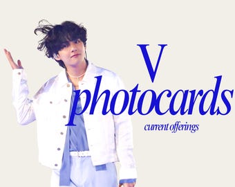 Current Offerings: V Photocards