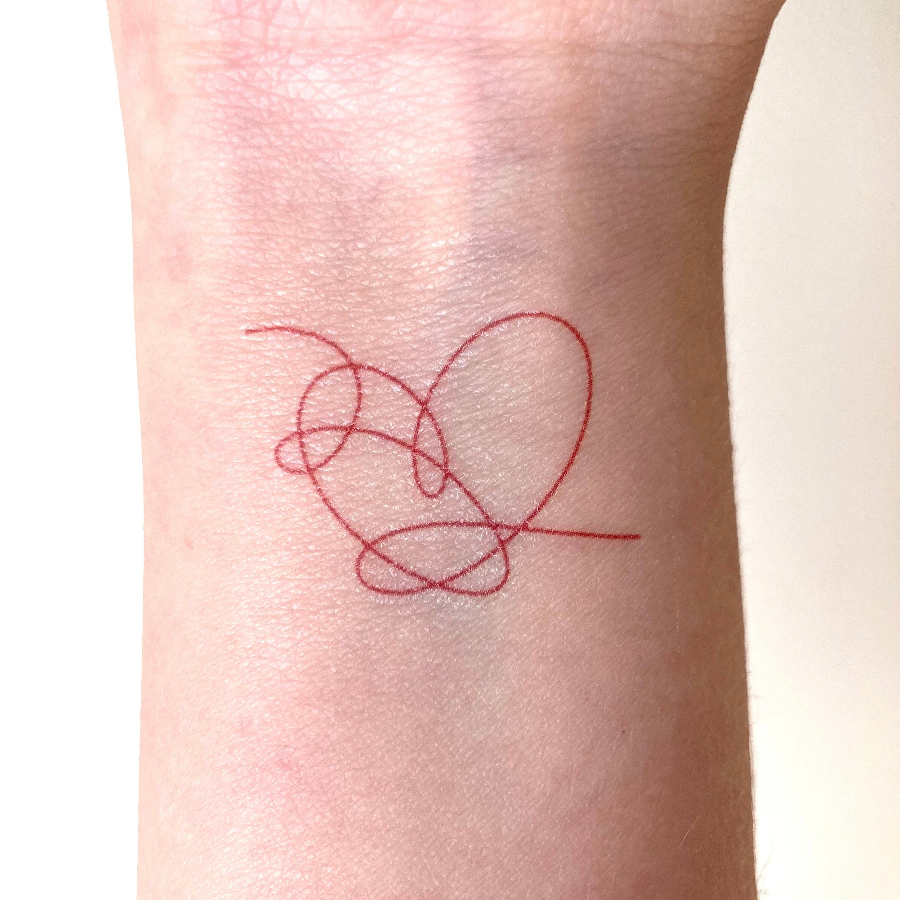 Number 7 Seven Temporary Tattoo / 7 Tattoo / Bts Tattoo - Etsy