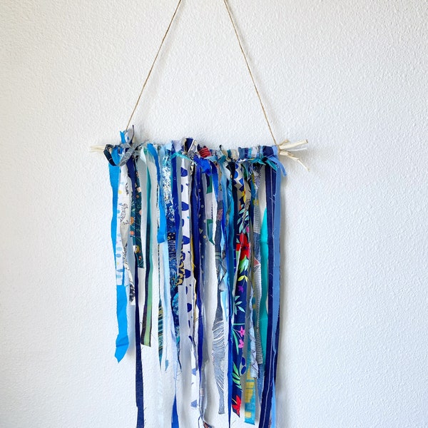Blue Ribbons Hanging Ribbon Wall Hanging - Etsy