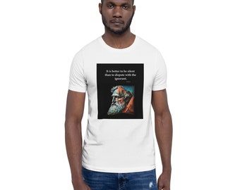 Pythagoras quote t-shirt, Philosopher Shirt, Pithy saying tee shirt