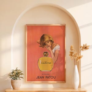 Vintage Perfume Ad Printable | Retro Beauty Poster Print | Elegant Wall Art for Vanity or Bathroom | Digital Download Home Decor | Gift Art