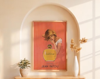 Vintage Perfume Ad Print: Retro Beauty Poster, Elegant Wall Art (Digital Download)
