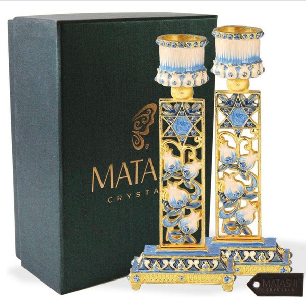 Shabbat Candlesticks Etsy