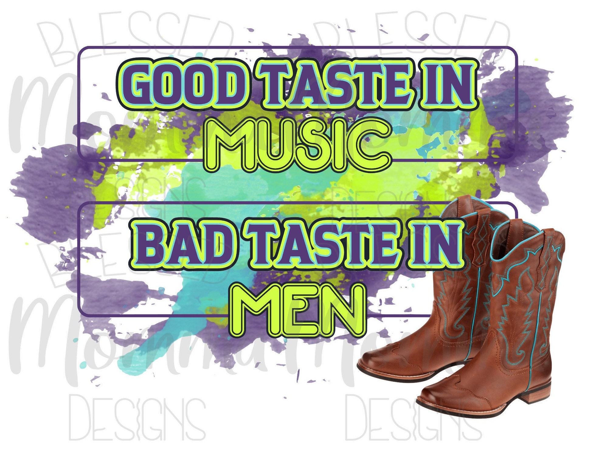 Bad Taste in Men - Etsy UK