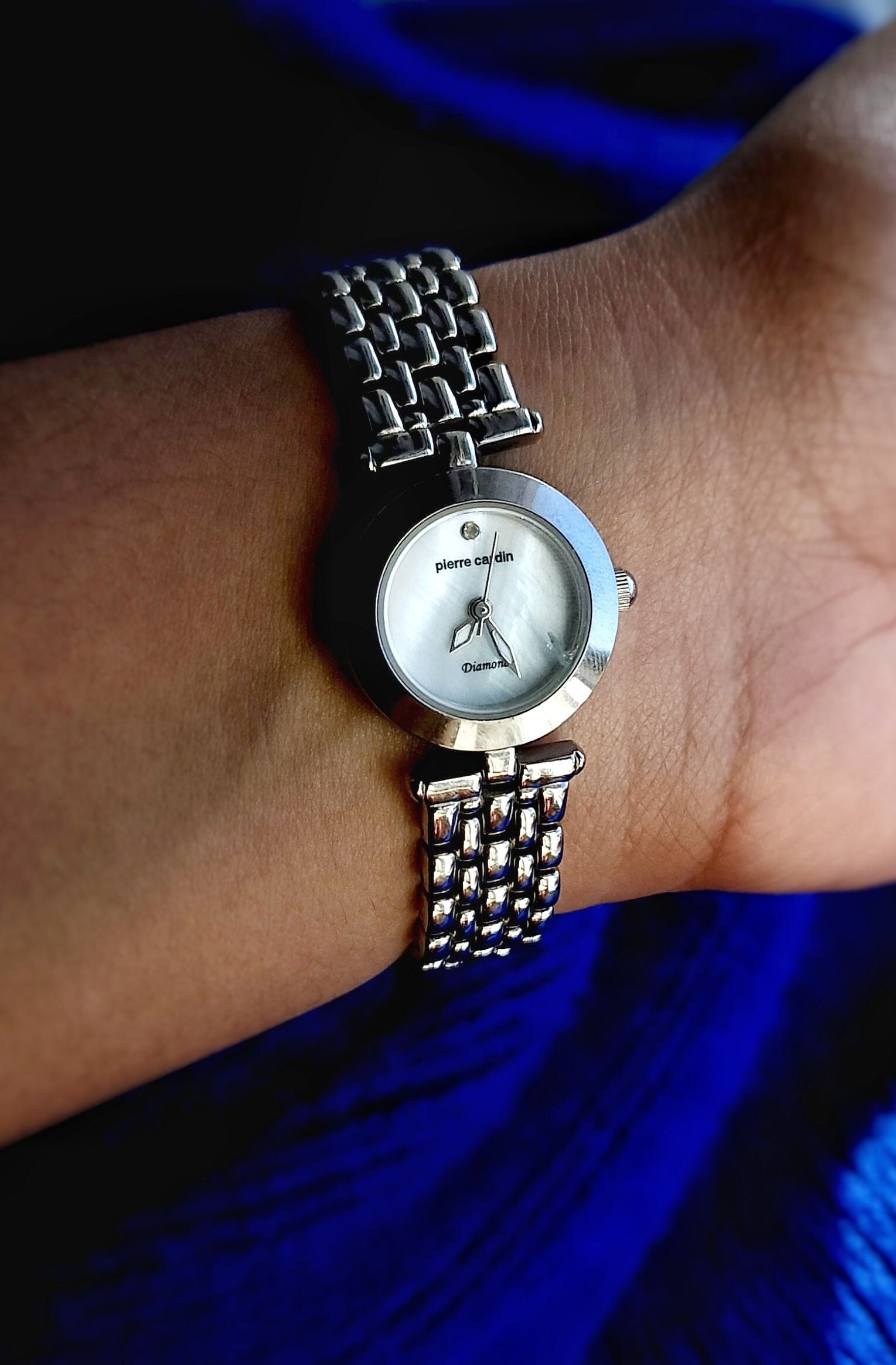 Vintage Pierre Cardin Women's Watch Retro – Retro Silver Analog