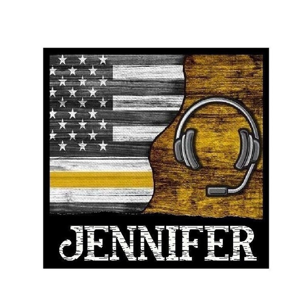 Personalized | 911 Dispatcher Gifts | Custom Magnet with Name | Public Service Telecommunicators Week