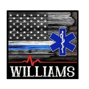 EMS Paramedic Gift | Personalized Magnet With Name| 911 Emergency Medical Services | First Responders