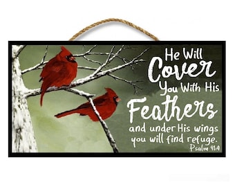 Red Cardinal Verse - Etsy