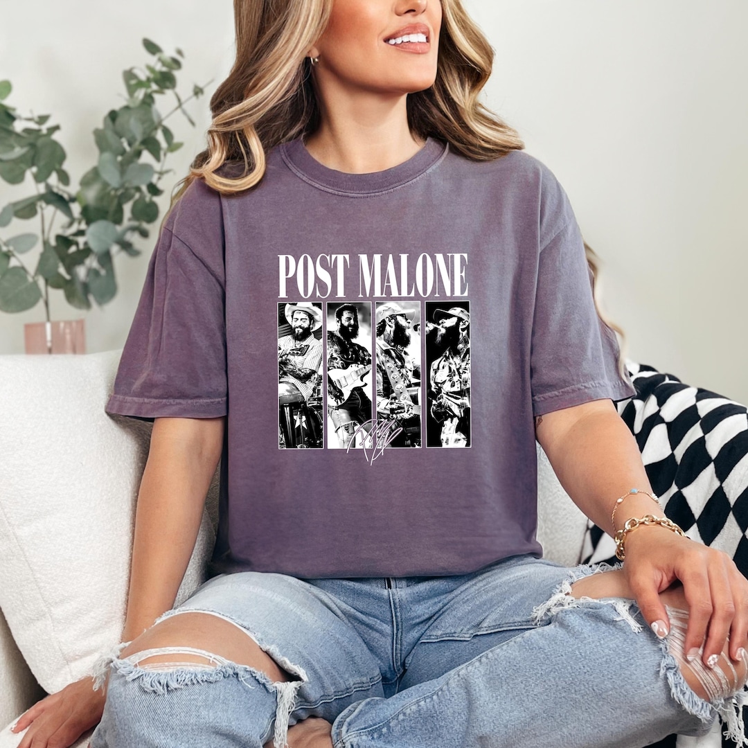 Post Malone Comfort Colors T-shirt, Posty Tee, Cowboy Post Shirt