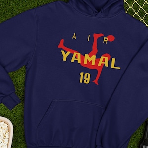Barcelona Soccer Young Star Player Yamal #19 Inspired Jersey Edition Personalized Gift For Fans Unisex T-Shirt, Long Sleeve and Sweatshirts