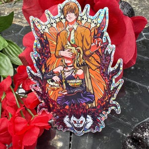 Death Note Light and Misa Sticker