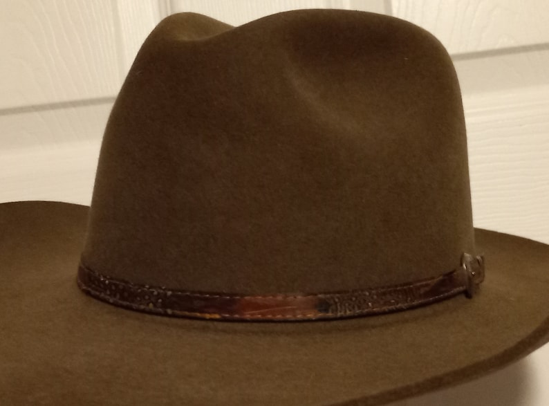 Beaver Brand western Roundup Hat. 5X Fur Felt. Like New Size 7. - Etsy