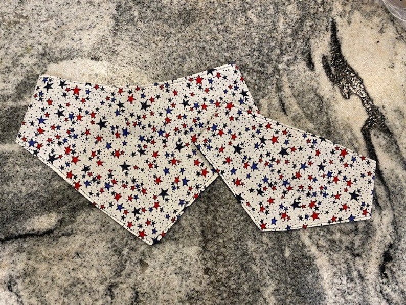Benny and Boone Red White and Blue Stars - Etsy