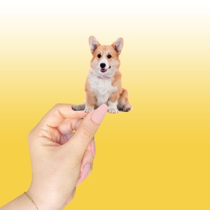 Corgi Sticker, Corgi, Dog Sticker, Cute Sticker, Laptop Sticker, Dog Sticker, Water Bottle, Notebook Sticker, Waterproof, Vinyl Sticker