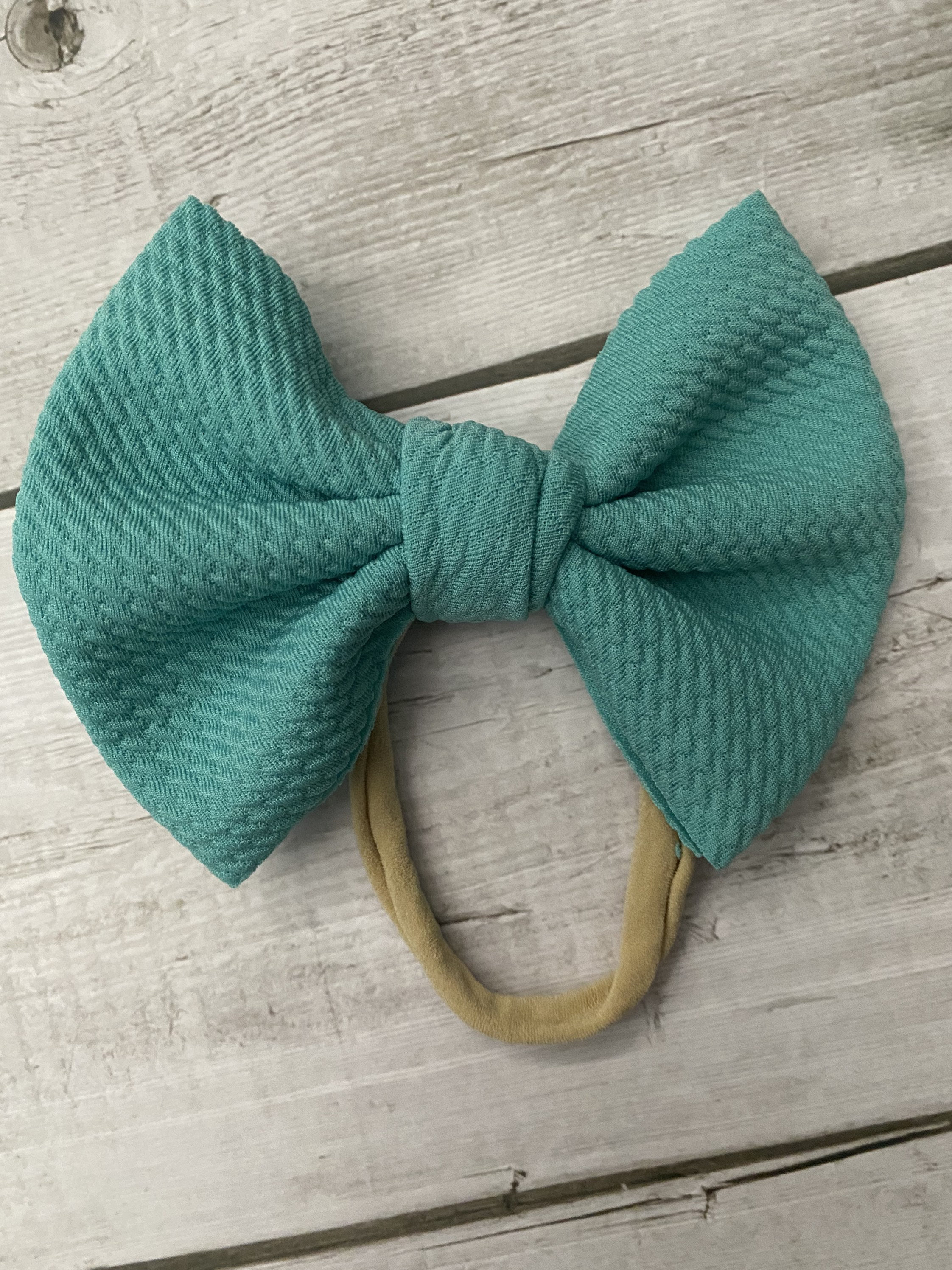 big bow nylon headband