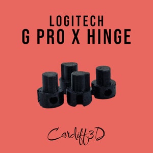 Logitech G Pro X Hinge (4 Pack) - Repair Your Headphones with Ease - 3D Printed Replacement Hinges - Durable & Customizable