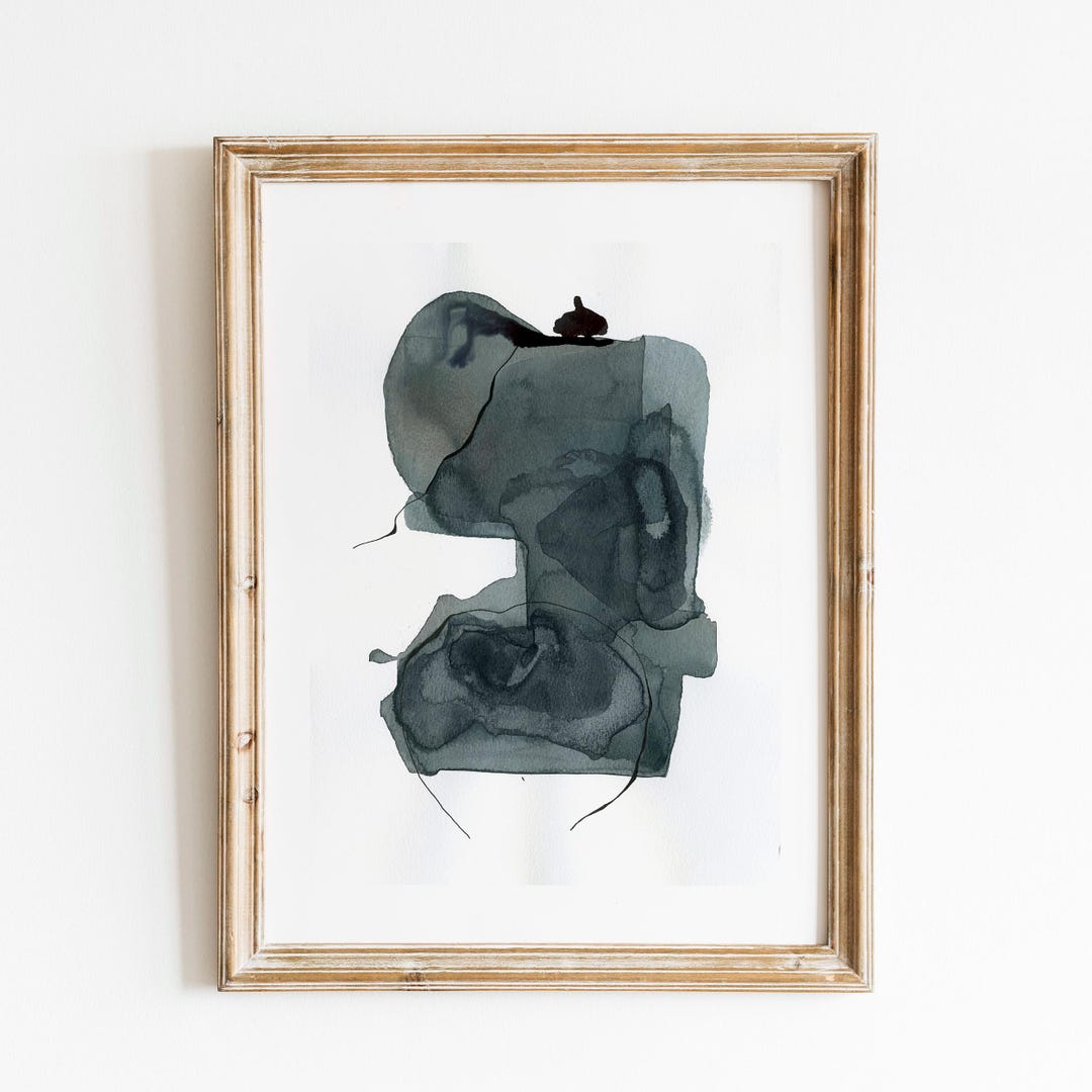 Mini Paper Art Original Hand Painting - Unique Little Artwork, Little ...