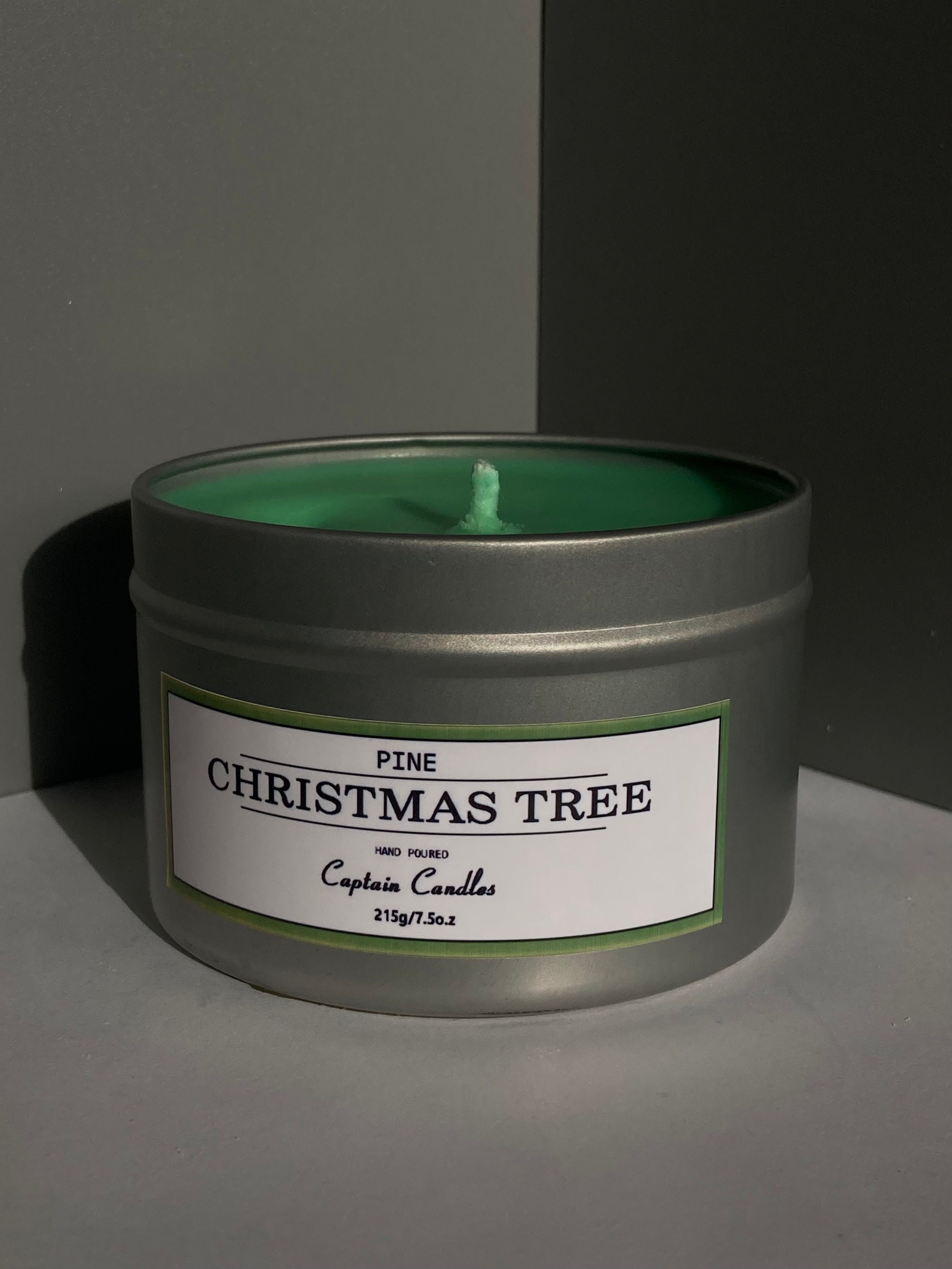 organiseren Vervolgen slikken Handmade Festive Christmas Tree pine Scented Candle in - Etsy