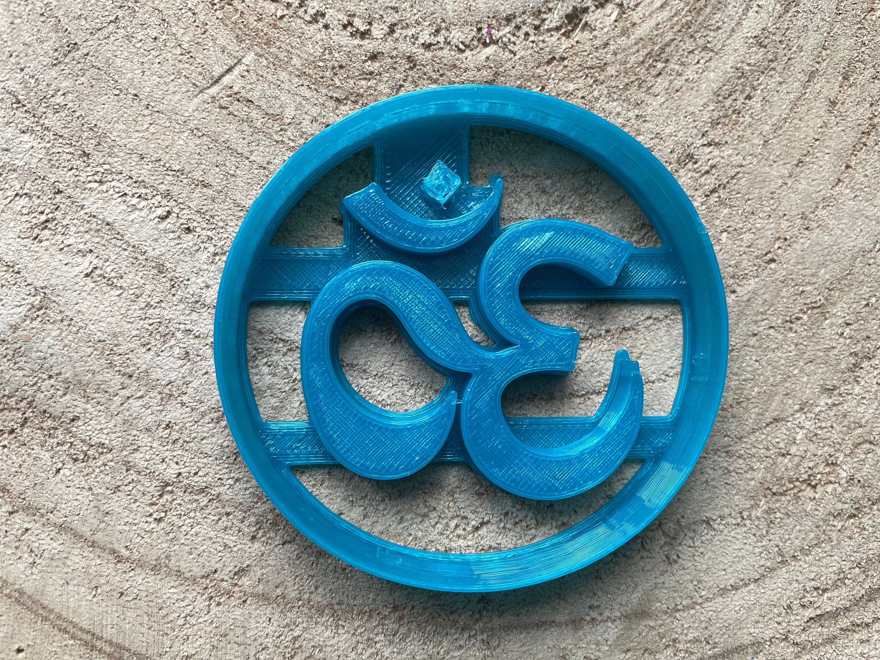 Emporte-Pièce Om Yoga Méditation. Emporte-Pièce Aum. Message