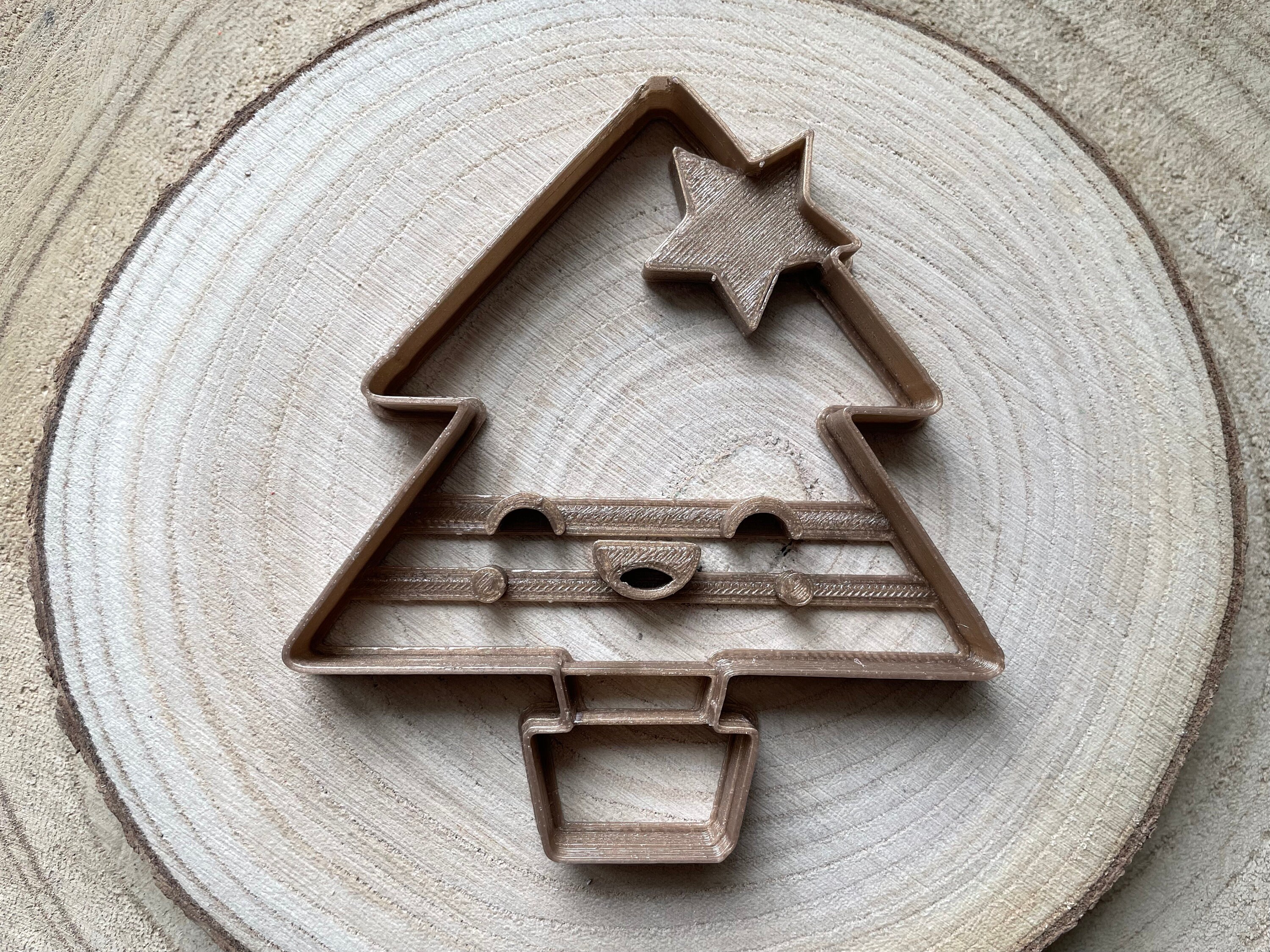 Emporte-Pièce Sapin de Noël. Emporte-Pièce Christmas Tree Cookie Cutter