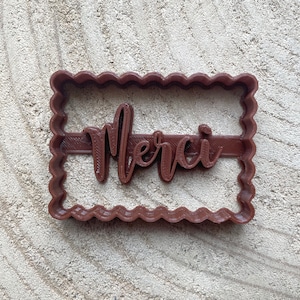 Thank you Petit-Beurre cookie cutter. Thank you cookie cutter. Message cookie cutter