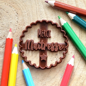 Thank You Teacher Cookie Cutter. Thank You Cookie Cutter. Message Cookie Cutter