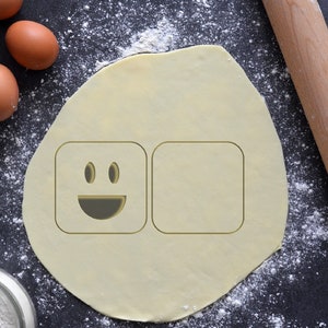 Smile cookie cutter. Snack cookie cutter.