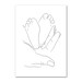 Children's Room Murals Baby Room Decoration Baby Baby Feet Baby Feet Drawn Minimalist Wall Decoration Poster Pictures Gift 