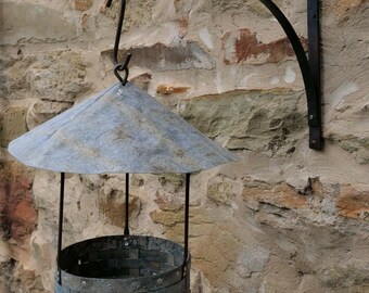 handmade metal bird feeder - made in Australia